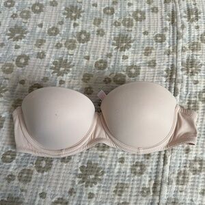PINK Strapless Nude Bra
